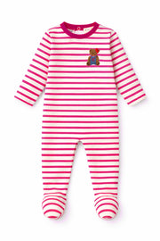 Teddy Lounge Footie - Pink