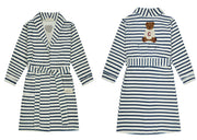 Teddy Lounge Robe - Navy