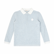 Jona Long Sleeve Polo - Blue