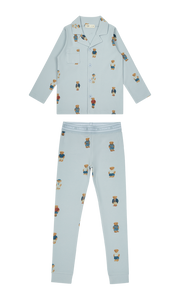 Crew Bear Grandpa Set - Light Blue