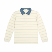 Cory Long Sleeve Polo - Butter