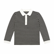 Sydney Long Sleeve Polo - Navy