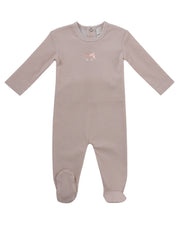 Carrera Pinstripe Footie - Pink