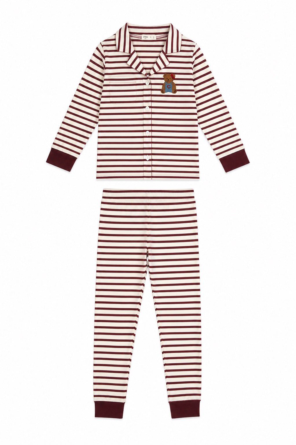 Teddy Grandpa Set - Maroon