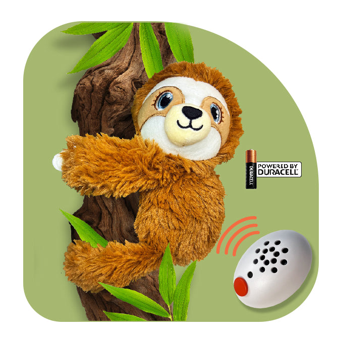 Sloth + 6-pack Shushie™ Pacifiers – Soothing Bundle With Cuddly Cry Detection