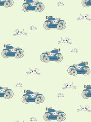 'sidecar' Wallpaper By Tea Collection - Pistachio