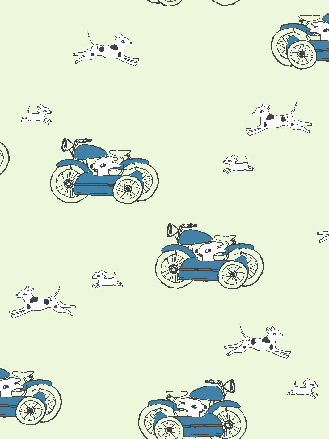'sidecar' Wallpaper By Tea Collection - Pistachio