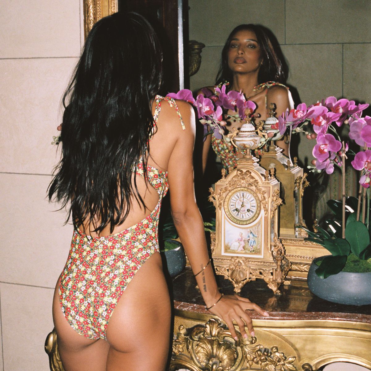 Sienna Floral Petal One-piece