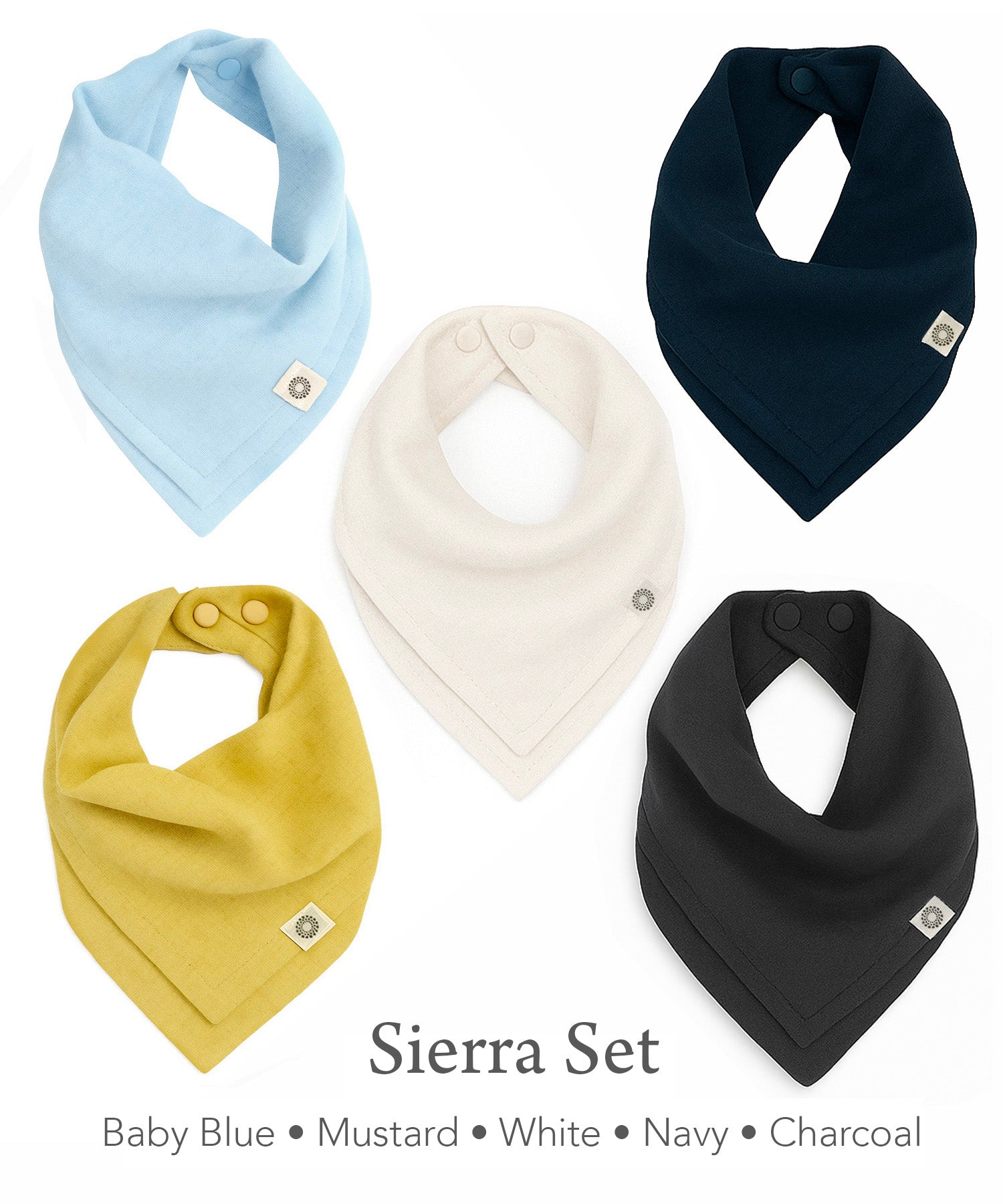 Organic Scarf Bib 5-pack