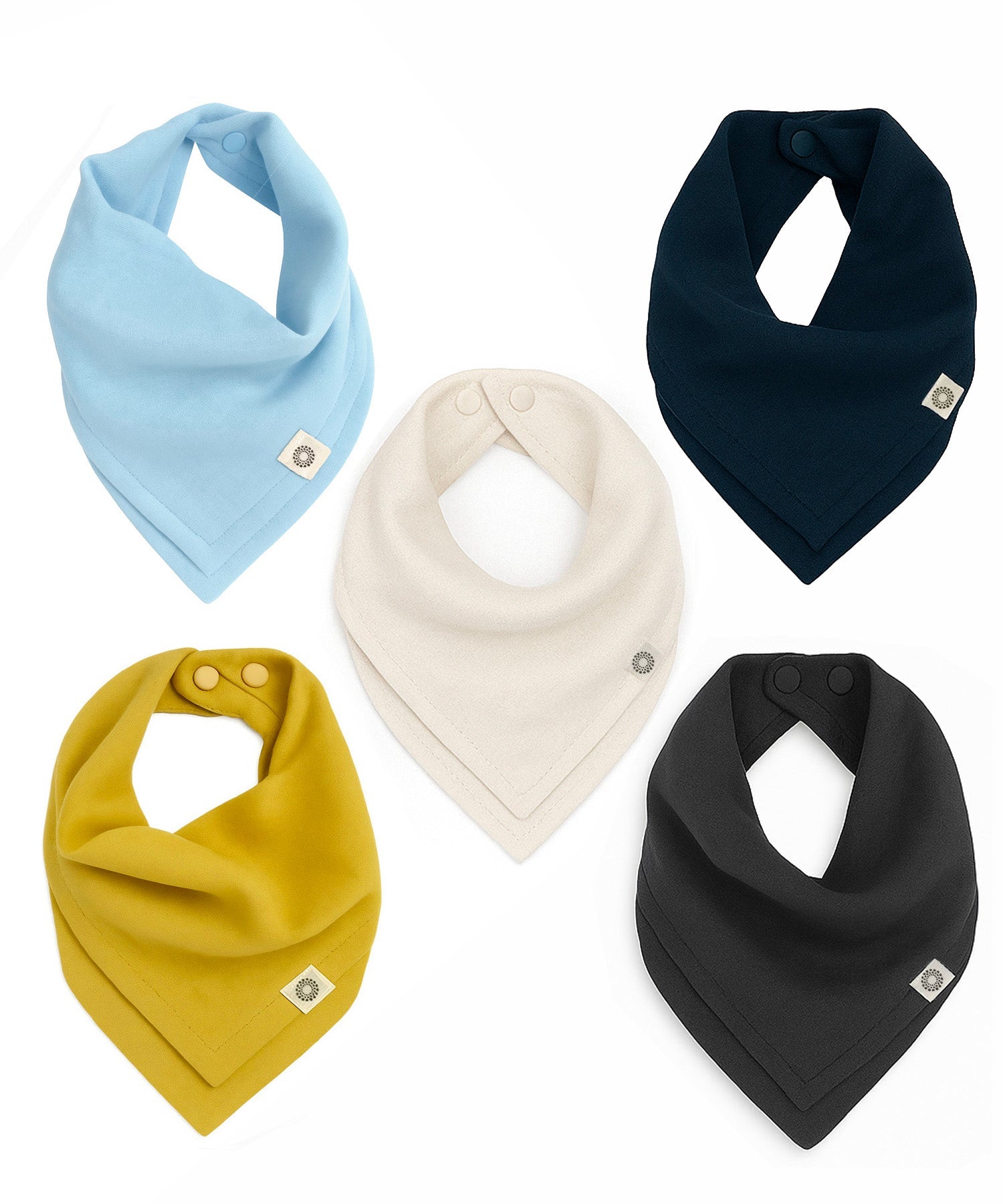 Organic Scarf Bib 5-pack