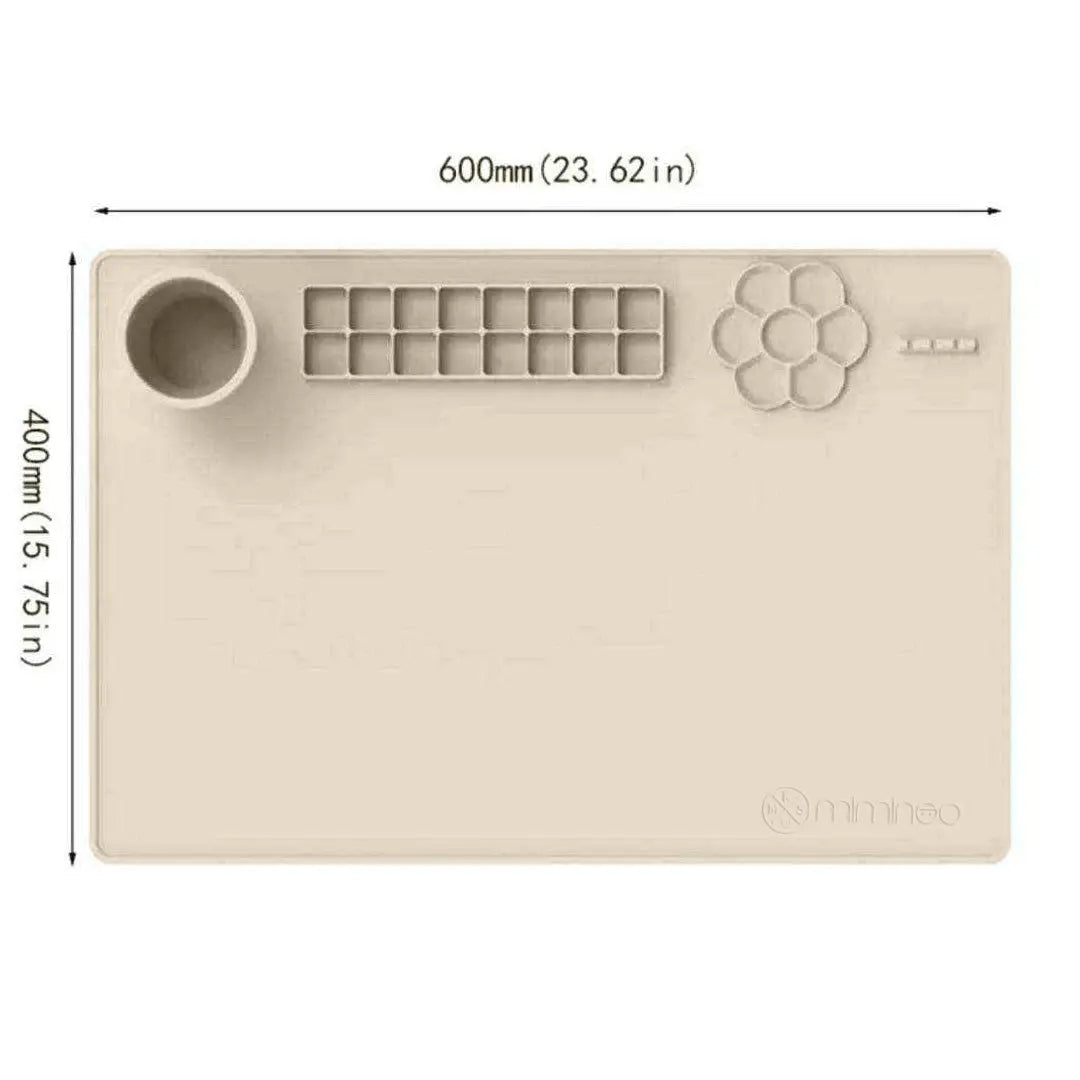 Silicone Activity Painting Mat Mks Miminoo Beige