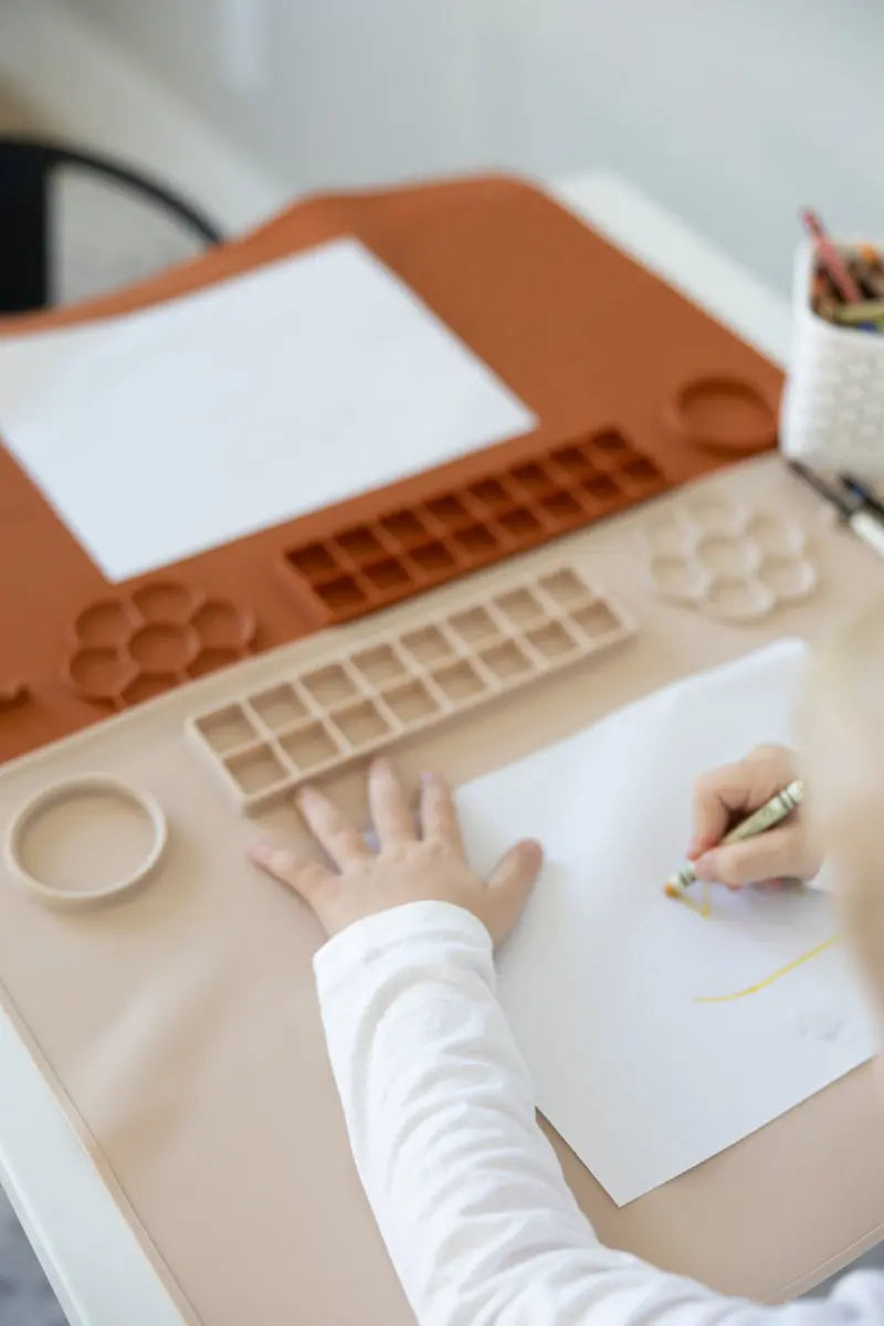 Silicone Activity Painting Mat Mks Miminoo Beige