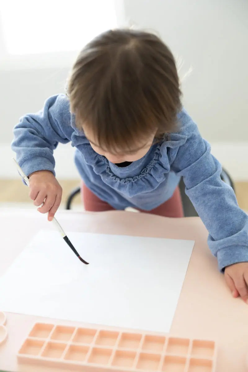 Silicone Activity Painting Mat Mks Miminoo Blush