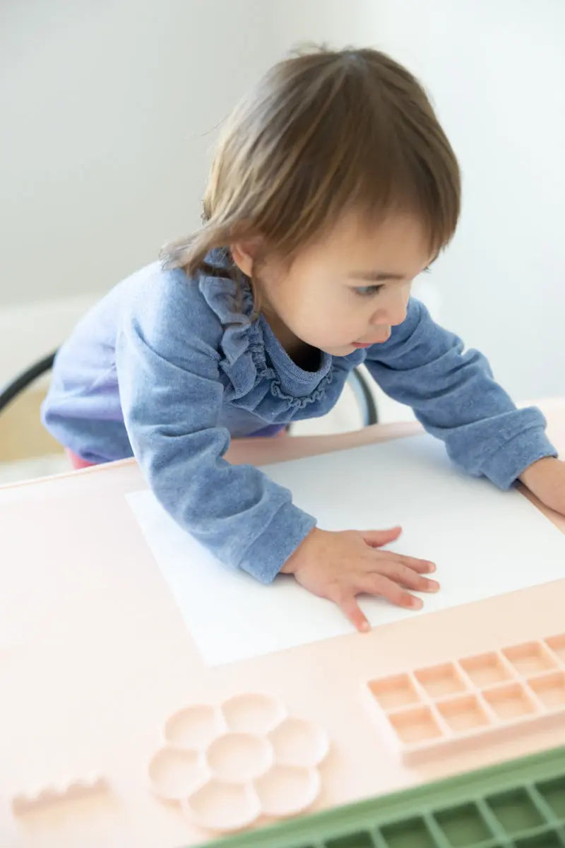 Silicone Activity Painting Mat Mks Miminoo Blush