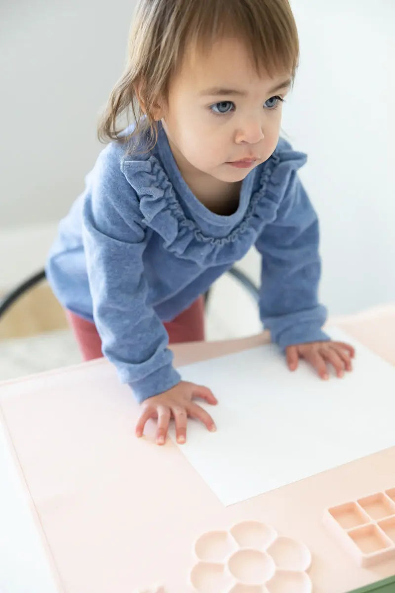 Silicone Activity Painting Mat Mks Miminoo Blush