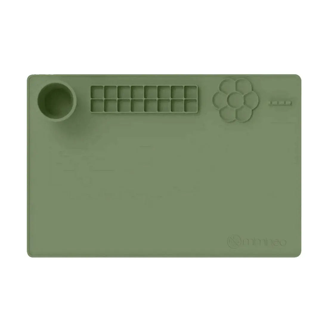 Silicone Activity Painting Mat Mks Miminoo Sage