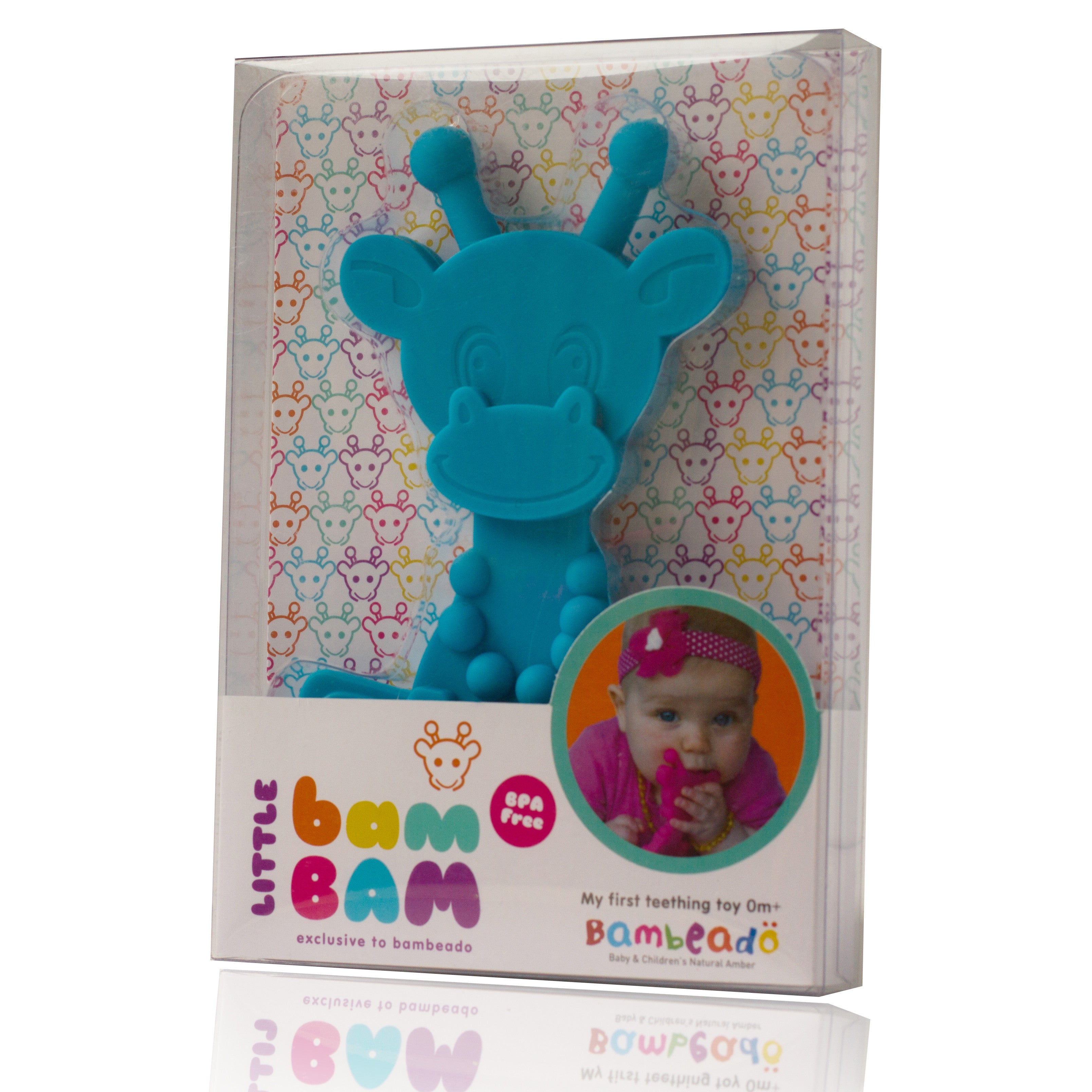 Little Bambam Baby Teething Toy – Cyan