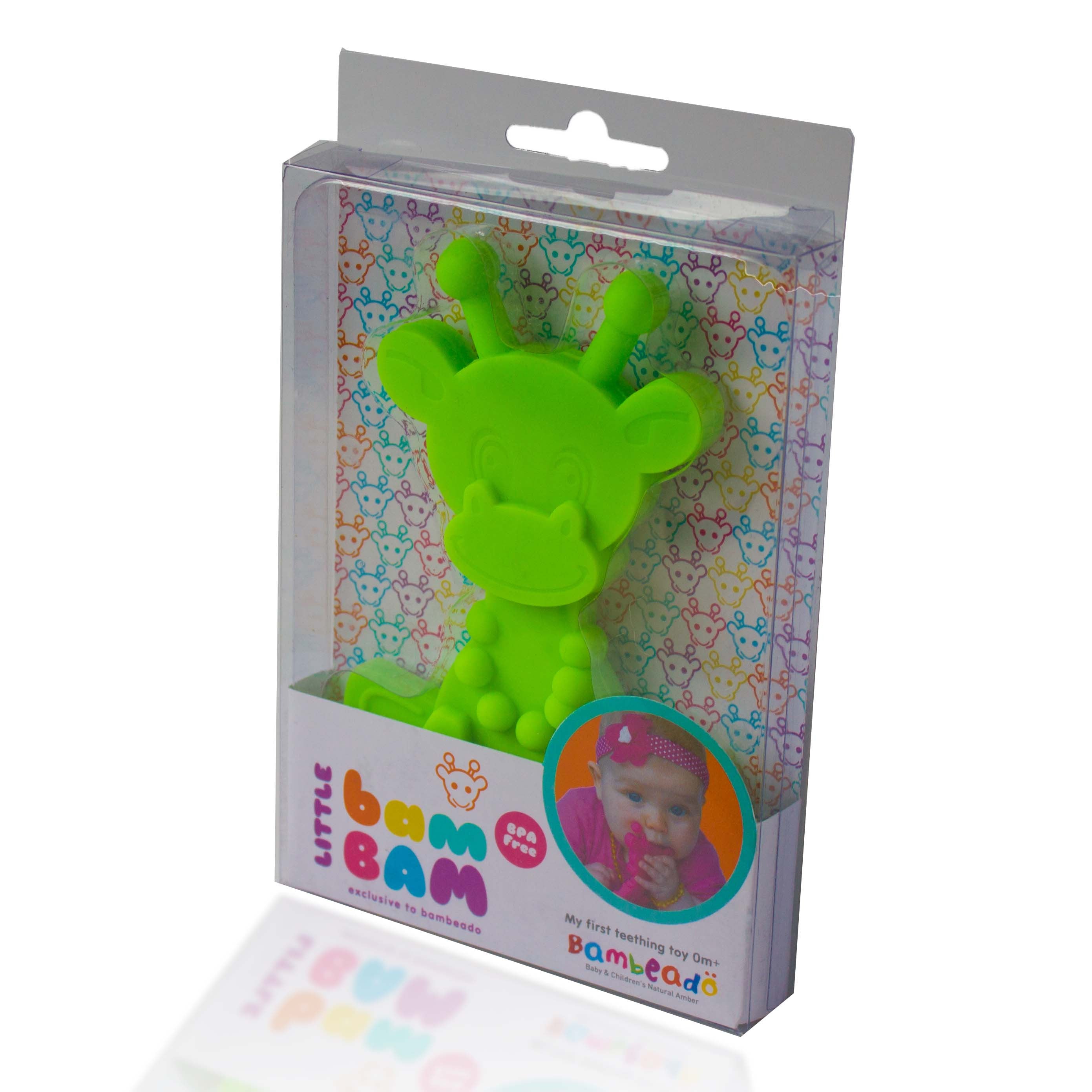 Little Bambam Baby Teething Toy - Lime