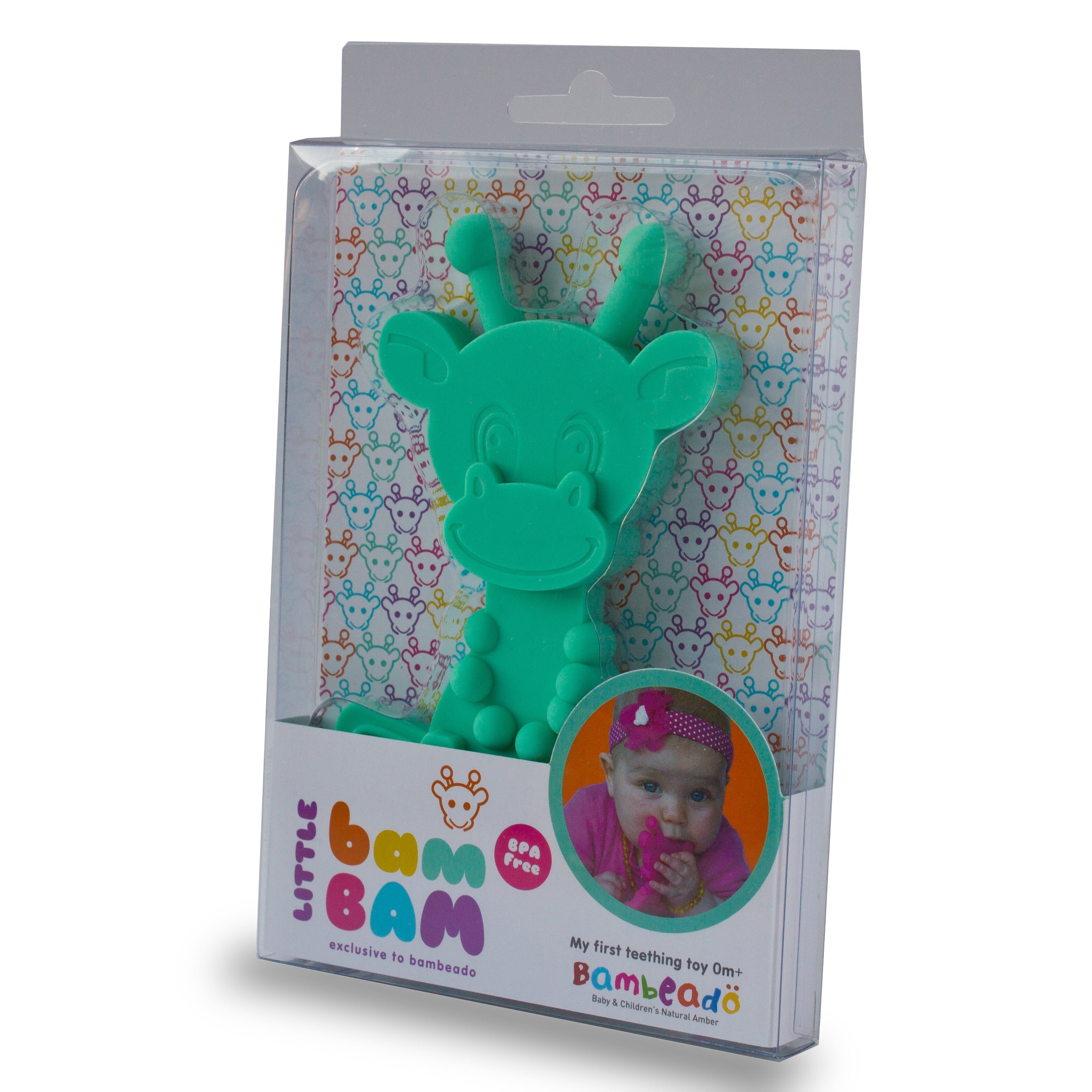 Little Bambam Baby Teething Toy - Turquoise