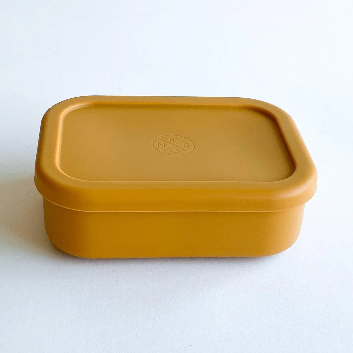 Silicone Bento Lunch & Snack Box For Kids & Adults Mango