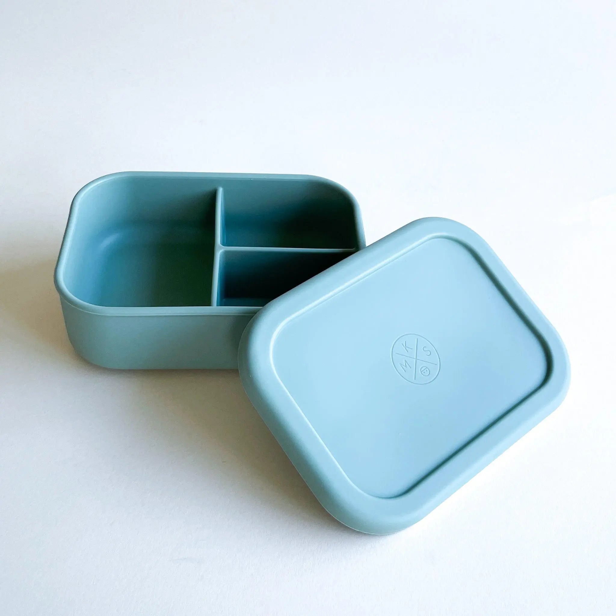 Silicone Bento Lunch & Snack Box For Kids & Adults Mango