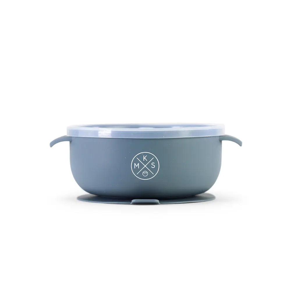 Silicone Bowl With Lid - Charcoal