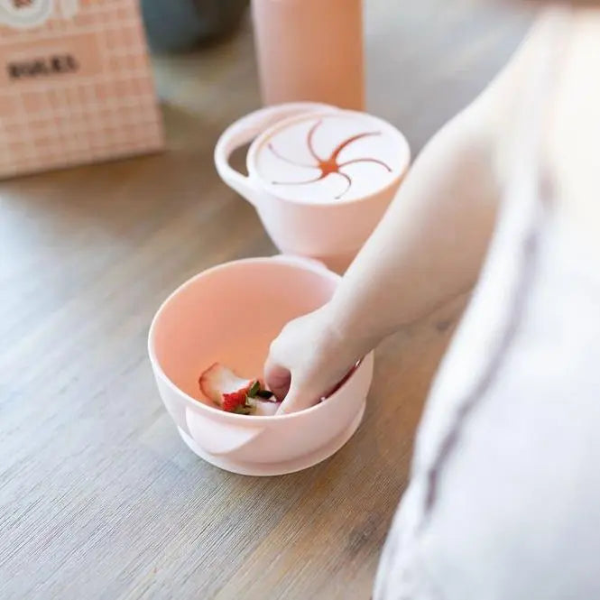 Silicone Bowl With Lid - Forest Green