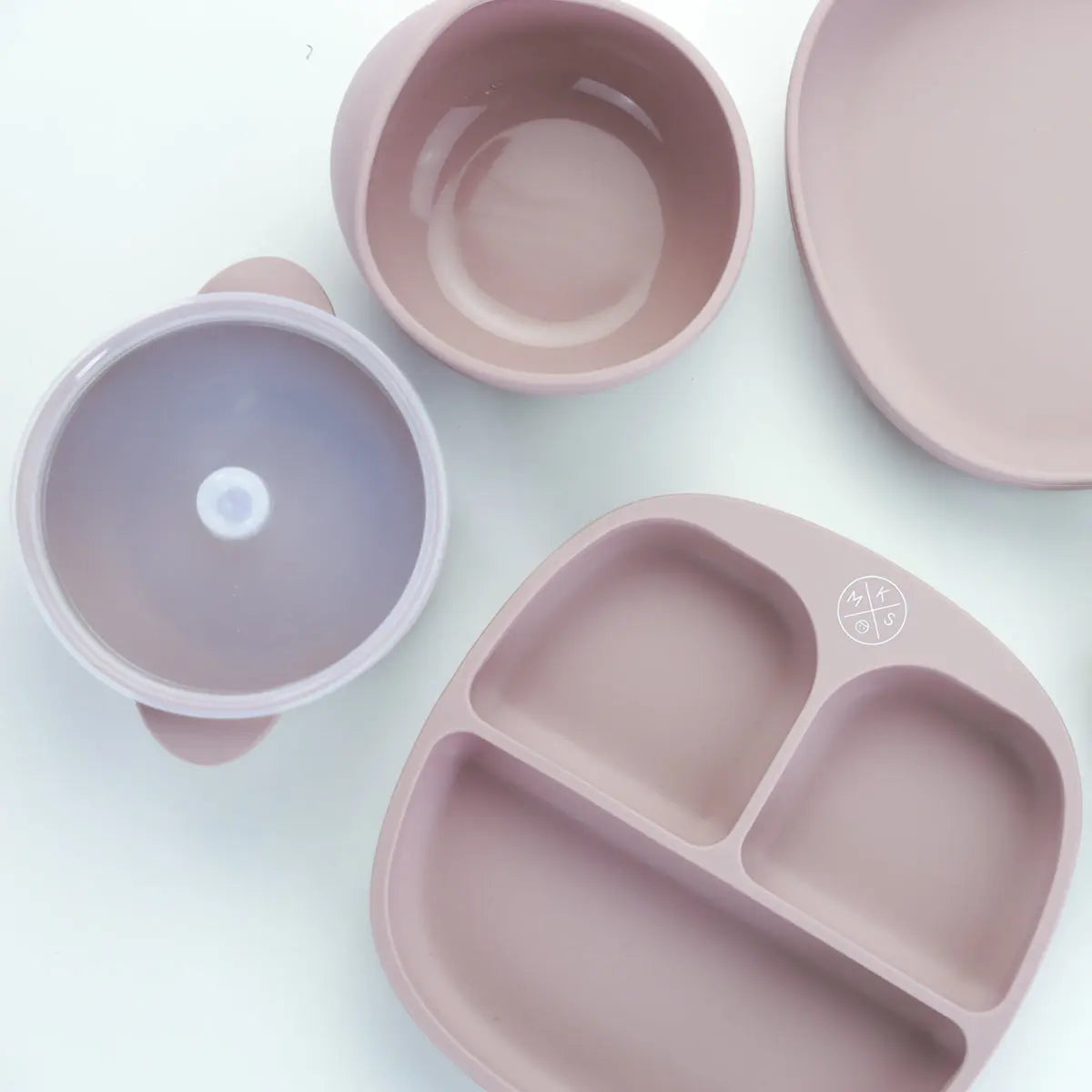 Silicone Bowl With Lid - Lilac