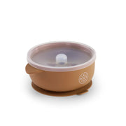 Silicone Bowl With Lid - Taupe