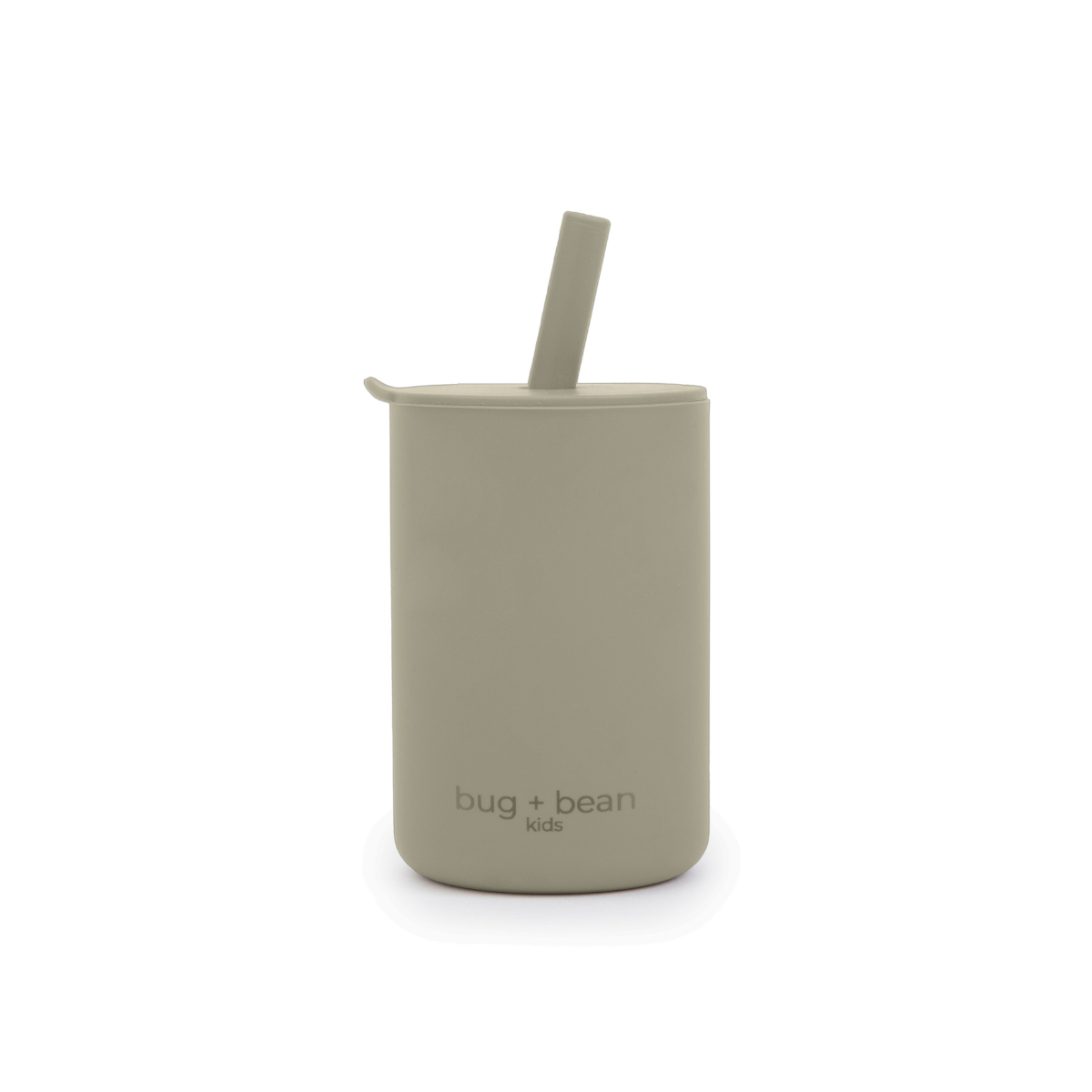 Silicone Cup With Lid + Straw