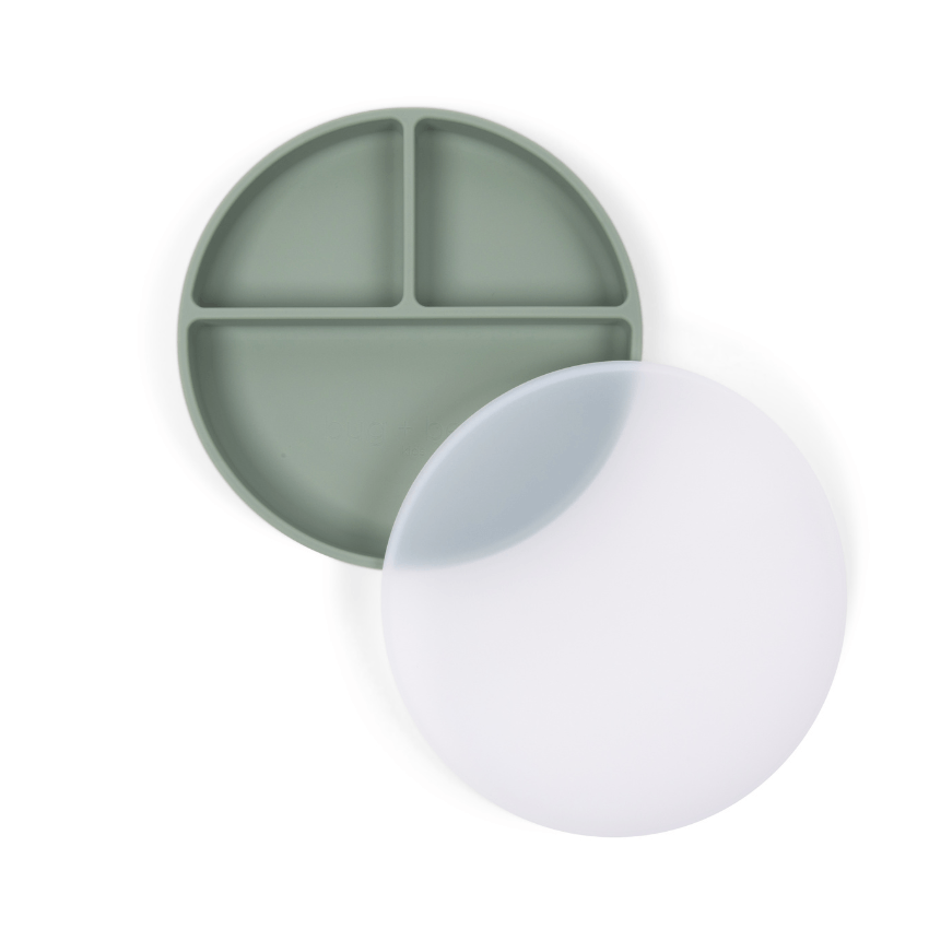 Silicone Suction Plate With Lid