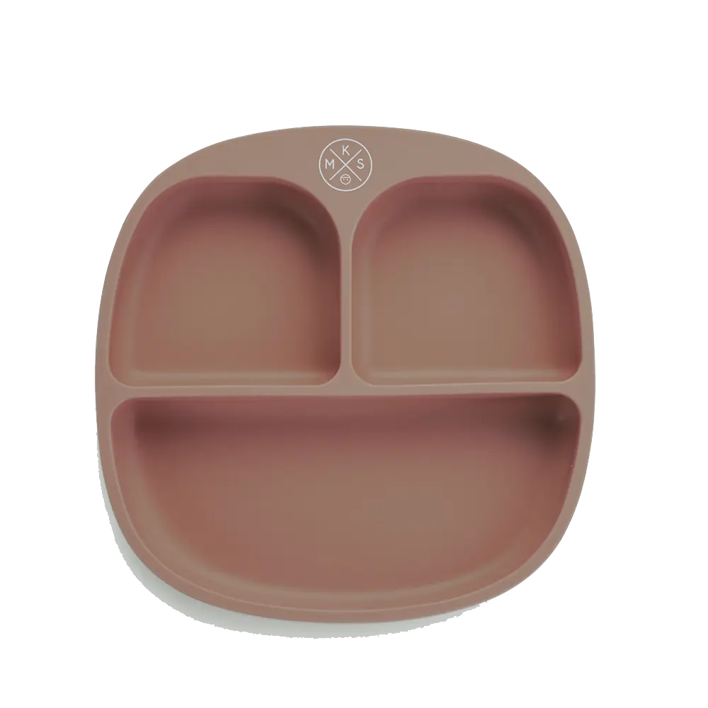 Silicone Suction Plate - Taupe