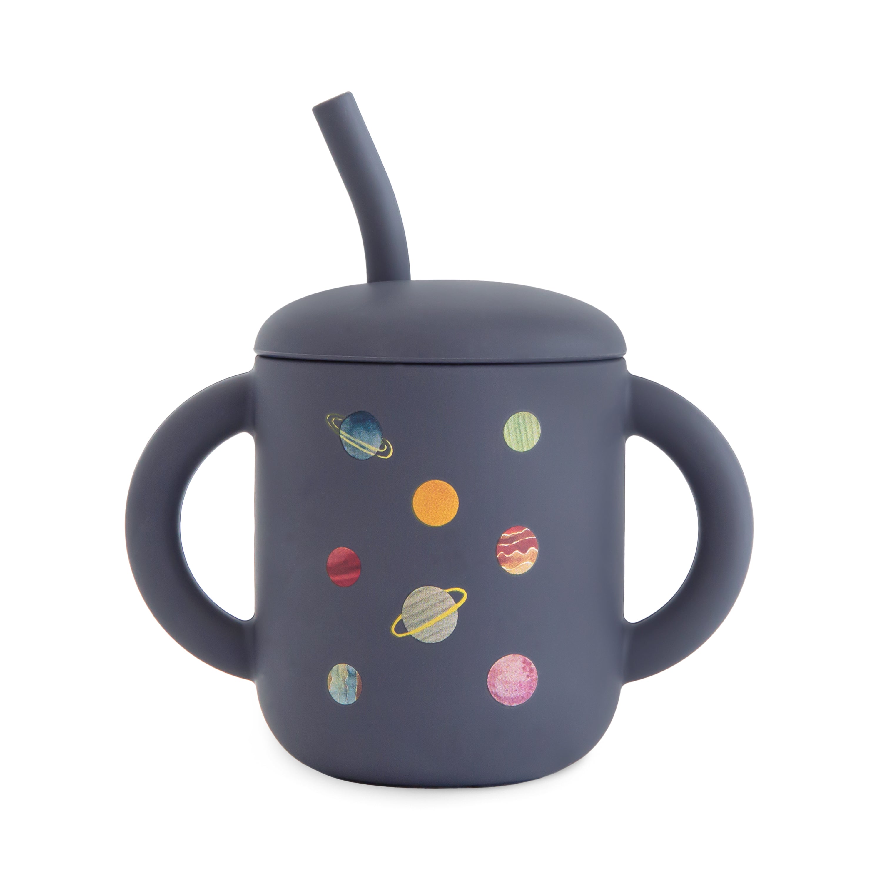Silicone Training Cup + Straw