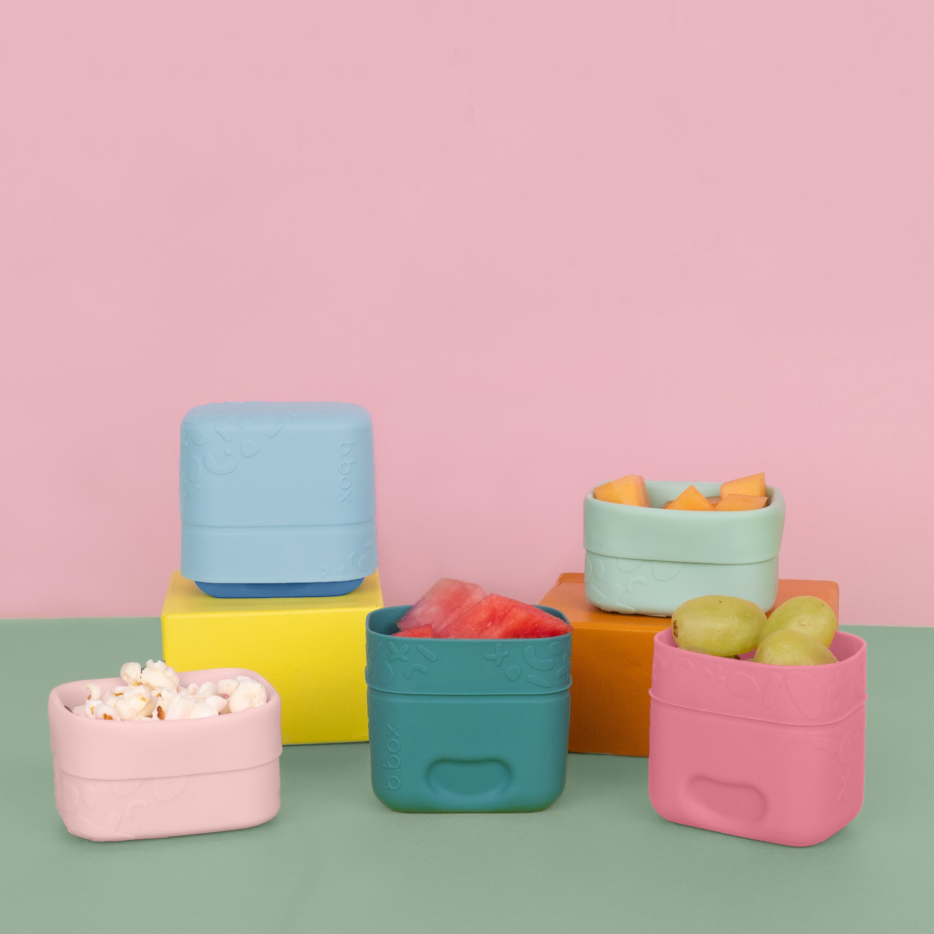 Silicone Snack Cups - Forest