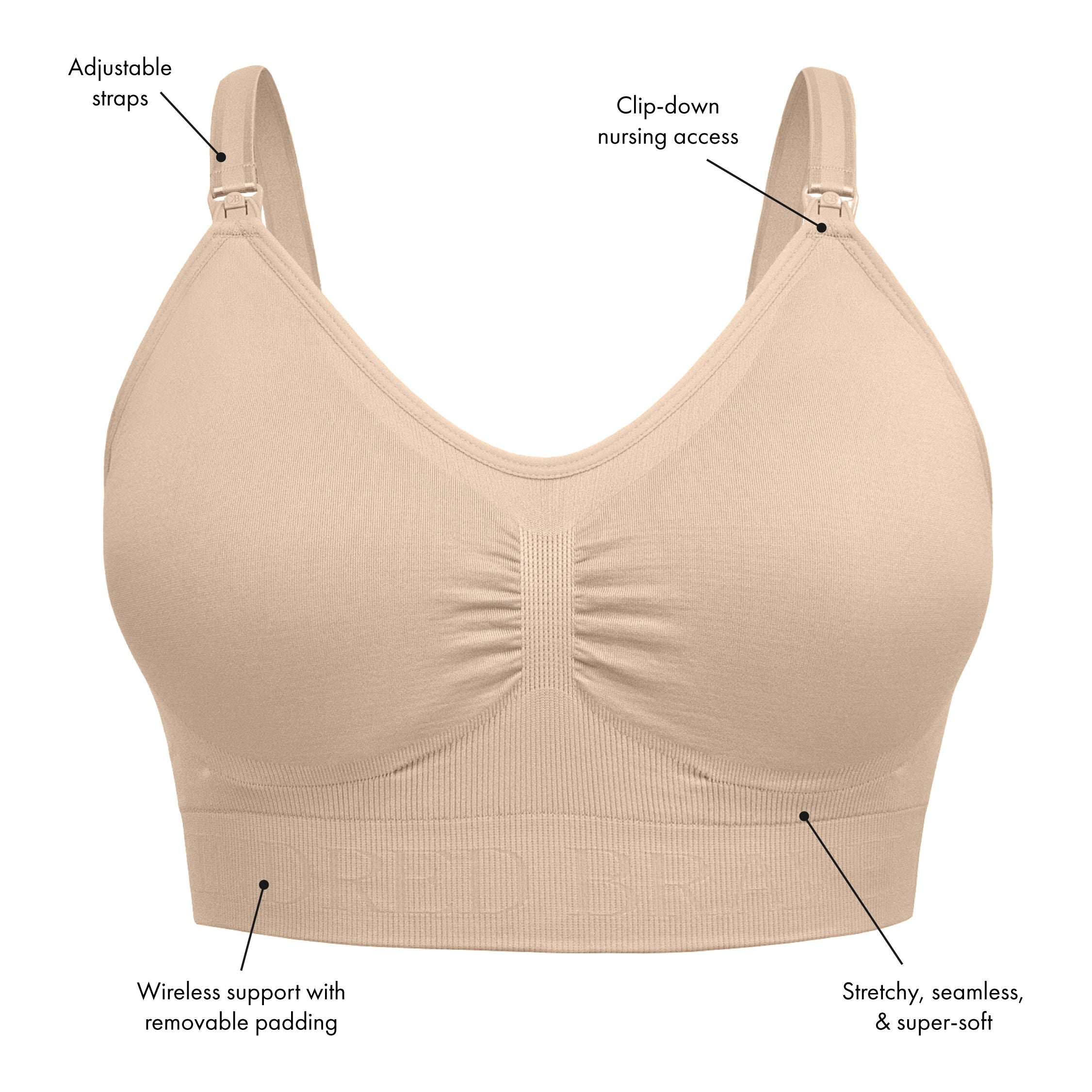 Simply Sublime® Nursing Bra | Mocha