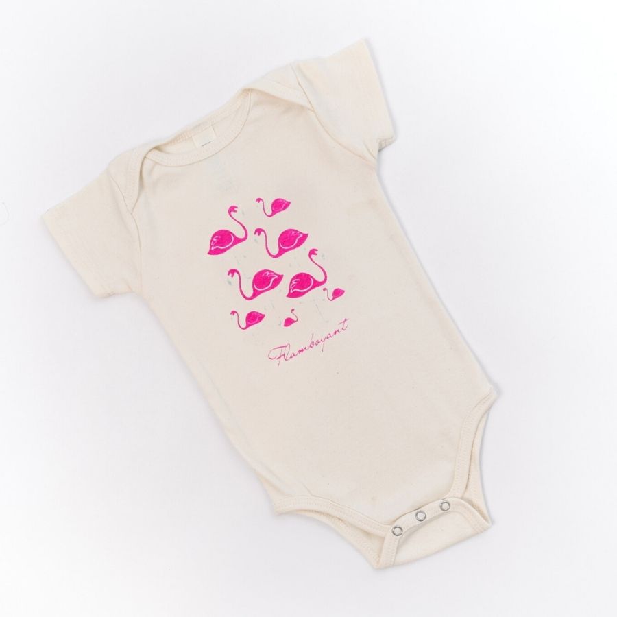 Flamingo Short Sleeve Romper