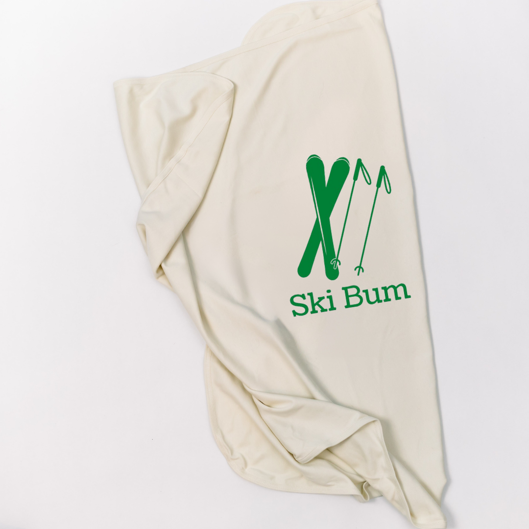 Ski Bum Baby Blanket