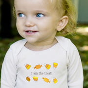 I Am The Treat Candy Corn Long Sleeve Romper
