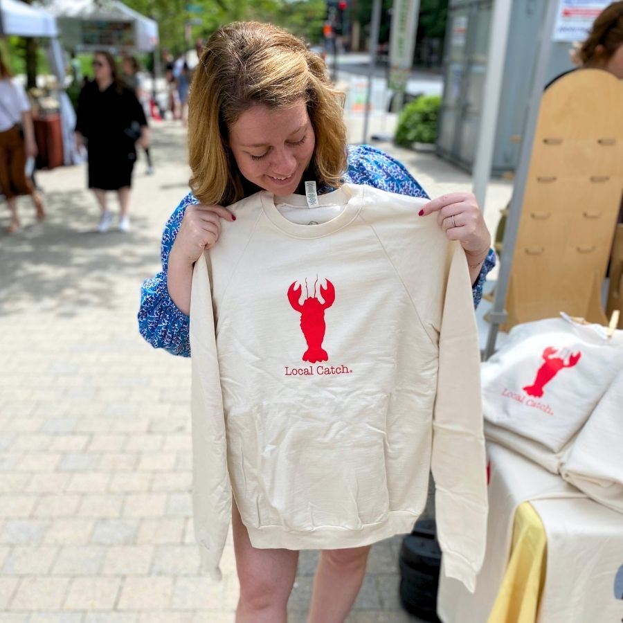 Local Catch Lobster Adult Sweatshirt