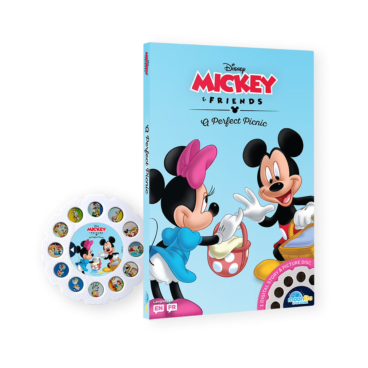 Disney Mickey & Friends 4 Story Collection With Projector