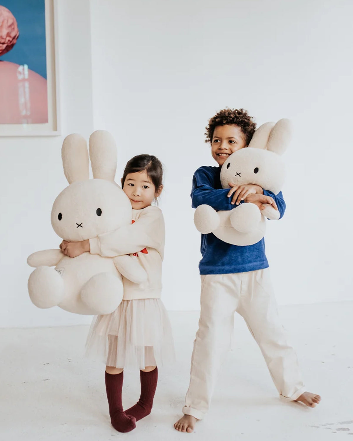 Plush Miffy Sitting Terry Light Pink 20"