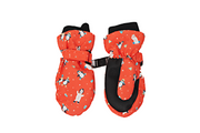 Baby/kids  Water Repellent Ski Mittens - Skating Penguin