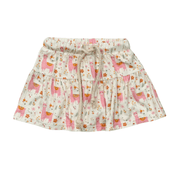 Girl's Skort In Llamas