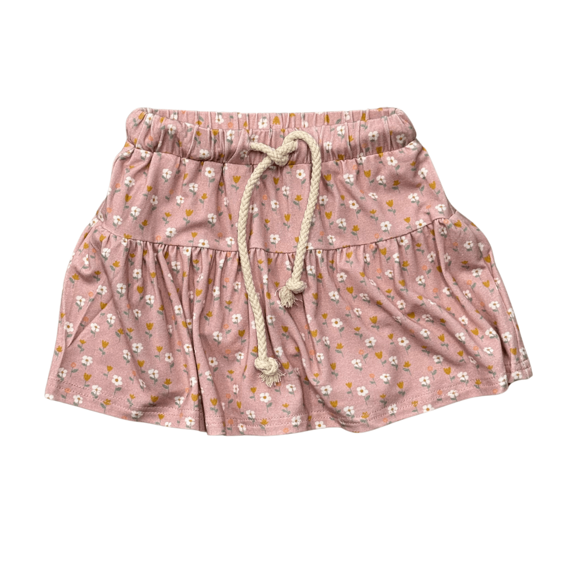 Girl's Skort In Mini Daisy
