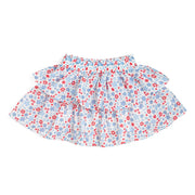 Patriotic Floral Skort