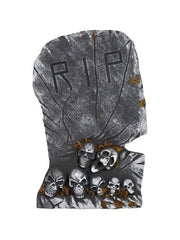 Skulls Weathered Tombstone