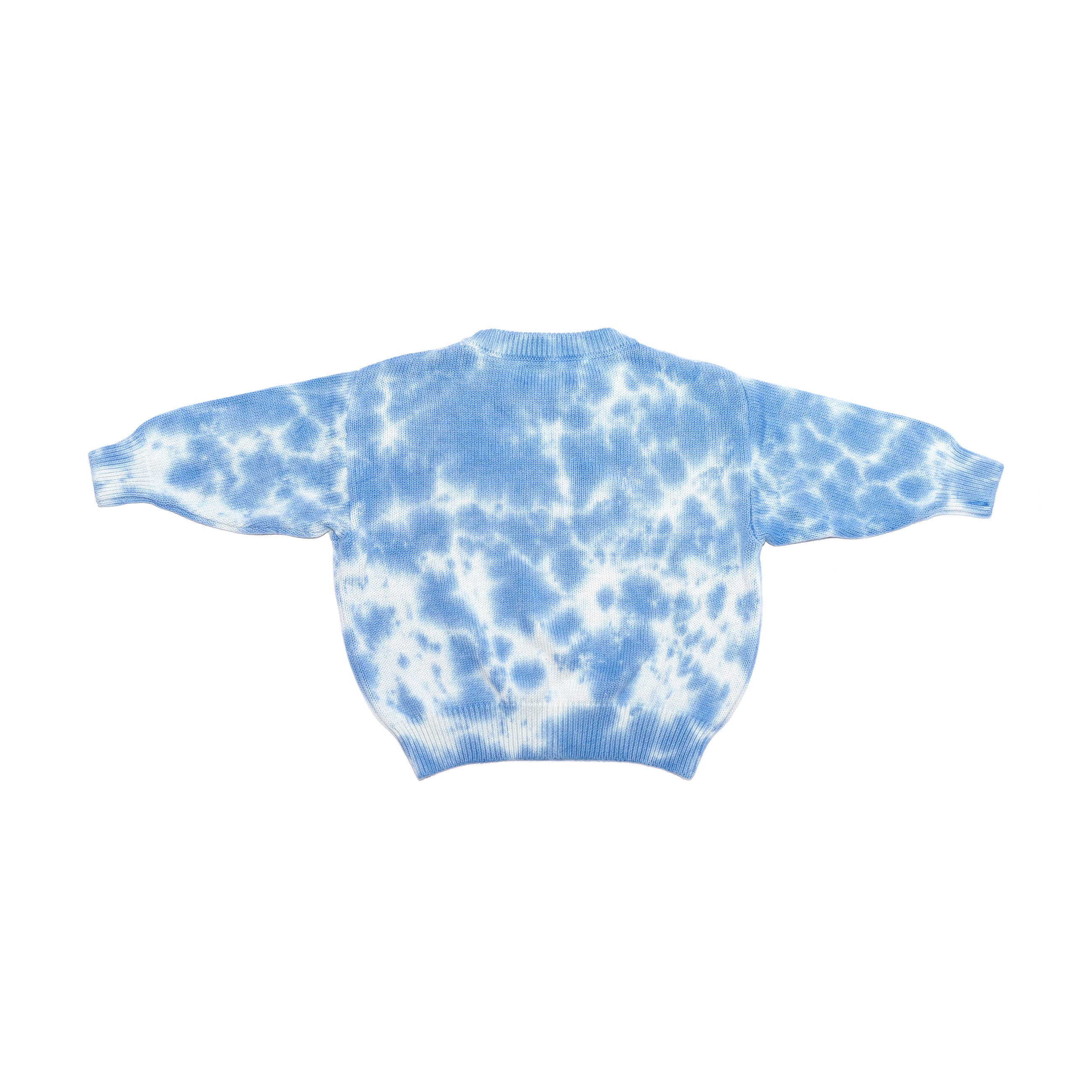 Sky Blue Tie Dye Sweater