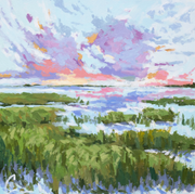 Sky On Fire Print