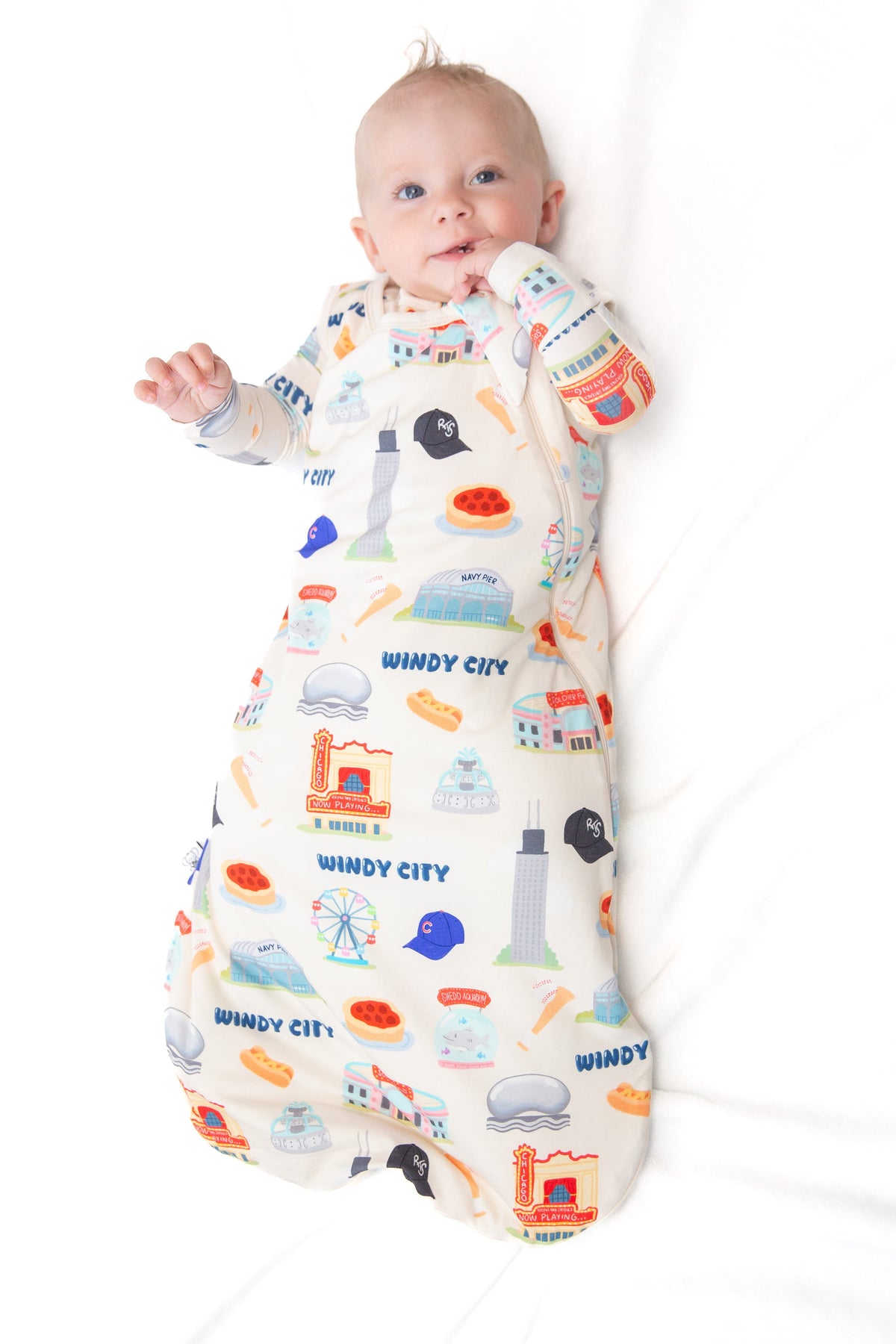 My First Windy City Bamboo Sleep Sack | Limited Edition Chicago Baby Sleep Bag