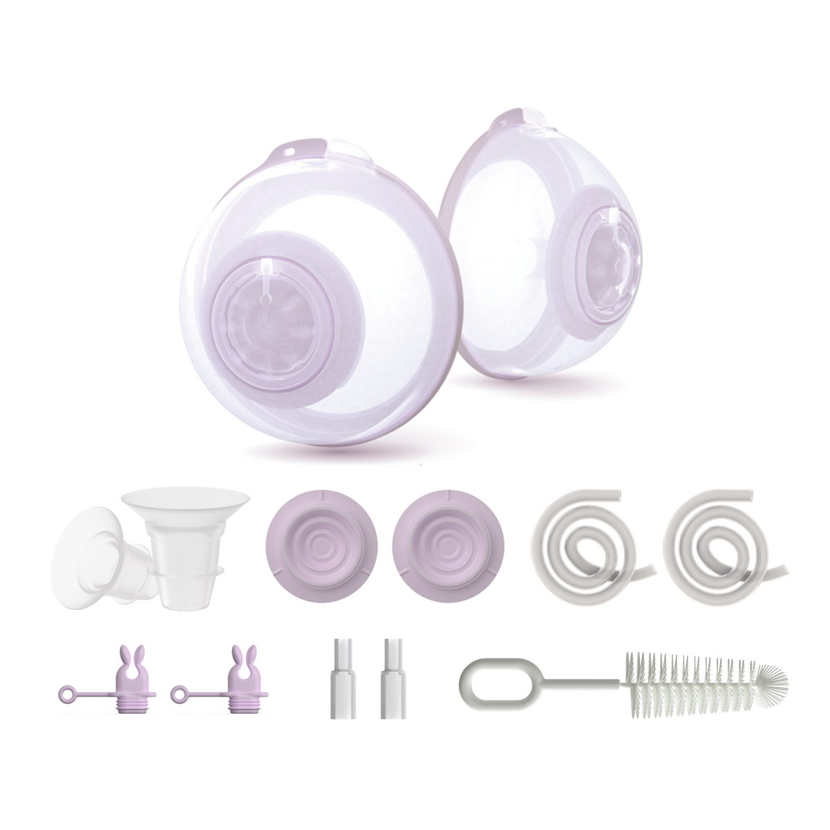 Slim-cups Hands-free Collection Cups